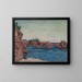 Rochers d'Agay - Armand Guillaumin — inramlat konstverk på väggen