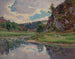 Rochers de Genetins sur Creuse - Armand Guillaumin — vy av konstverket