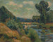 Les bords de la Marne à Charenton - Armand Guillaumin — vy av konstverket
