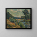 Les bords de la Marne à Charenton - Armand Guillaumin — inramlat konstverk på väggen