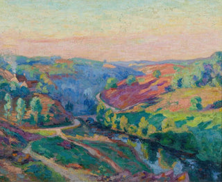 Vallée de la Creuse - Armand Guillaumin — vy av konstverket