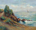 Segelbåt i Agay - Armand Guillaumin — vy av konstverket