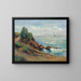Segelbåt i Agay - Armand Guillaumin — inramlat konstverk på väggen