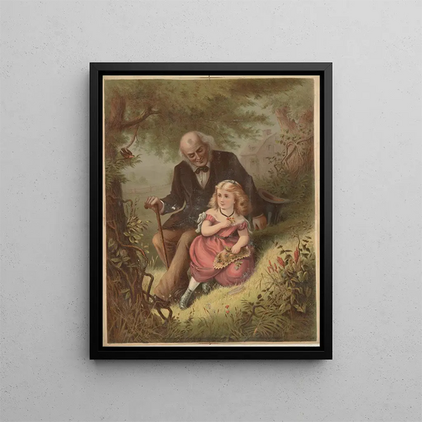 Ombre de lumière - Armstrong & Co. Lith. — inramlat konstverk på väggen