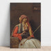 Reproduktion av målningen Arnaut assis - Jean-Léon Gérôme