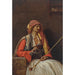 Reproduktion av målningen Arnaut assis - Jean-Léon Gérôme