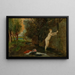 À la source - Arnold Böcklin — inramlat konstverk på väggen