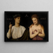 Fattigdom och oro - Arnold Böcklin — inramlat konstverk på väggen
