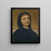 porträtt av Margaretha Antoinette Mühly-Schermar - Arnold Böcklin — inramlat konstverk på väggen