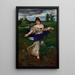 Flore dispersant des fleurs - Arnold Böcklin — inramlat konstverk på väggen