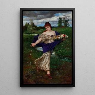 Arnold Bcklin - Flora scattering flowers.webp