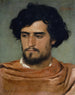 Tête d'un Romain - Arnold Böcklin — vy av konstverket