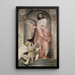 Kung David - Arnold Böcklin — inramlat konstverk på väggen