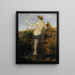 Nymphe à la corne d'abondance - Arnold Böcklin — inramlat konstverk på väggen