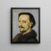 Portrait of Adolf Bayersdorfer - Arnold Böcklin — inramlat konstverk på väggen
