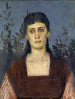 porträttet av Clara Bruckmann-Böcklin, den äldsta dottern till konstnären - Arnold Böcklin — vy av konstverket