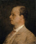 Portrait av professor Fritz Burckhardt-Brenner - Arnold Böcklin — vy av konstverket