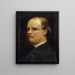 Portrait du professeur Fritz Burckhardt-Brenner - Arnold Böcklin — inramlat konstverk på väggen
