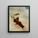 Sappho Calypso - Arnold Böcklin — inramlat konstverk på väggen