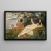 Vår - Arnold Böcklin — inramlat konstverk på väggen