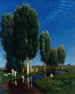 Sommardag - Arnold Böcklin — vy av konstverket