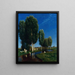 Sommardag - Arnold Böcklin — inramlat konstverk på väggen