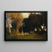 Le bosquet sacré - Arnold Böcklin — inramlat konstverk på väggen