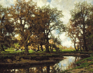 Arnold Marc Gorter - Grazing at the Vordense Beek.webp