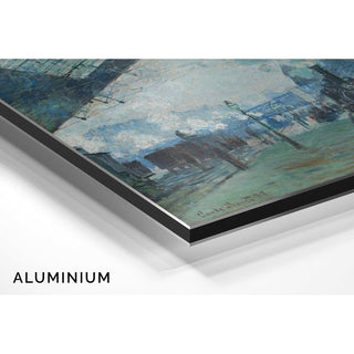 Arrivée du train de Normandie - Claude Monet | Reproduction Tableau Décoration murale affiche copie