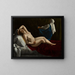 Dana - Artemisia Gentileschi — inramlat konstverk på väggen