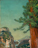 På klipporna - Arthur Bowen Davies — vy av konstverket