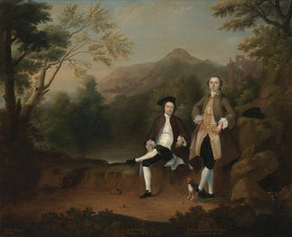 Arthur Devis - Robert Gwillym of Atherton and William Farington of Werden.webp