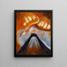 berg och himmel - Arthur Dove — inramlat konstverk på väggen