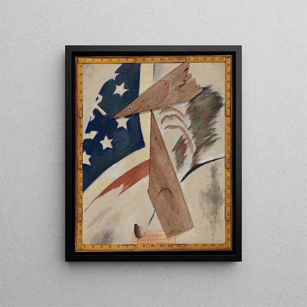 porträtt av Ralph Dusenberry - Arthur Dove — inramlat konstverk på väggen