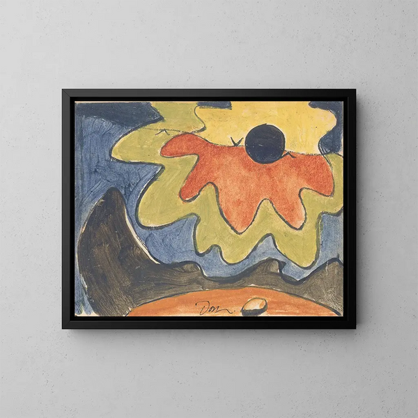 Lever de soleil à Northport Harbor - Arthur Dove — inramlat konstverk på väggen