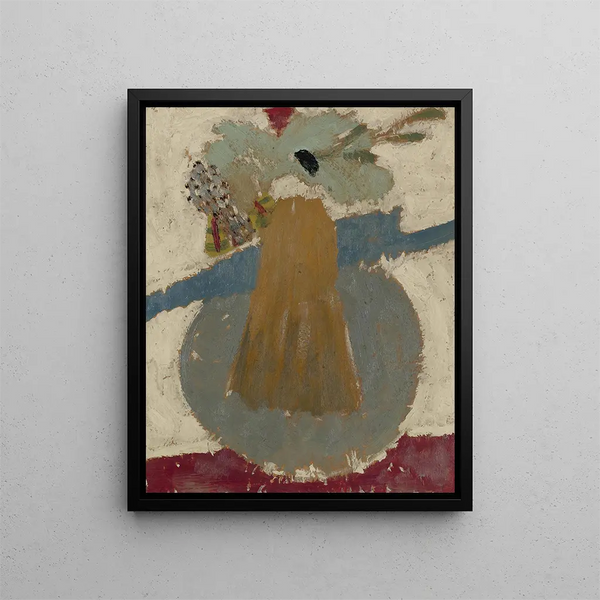 Le Balai-brosse - Arthur Dove — inramlat konstverk på väggen