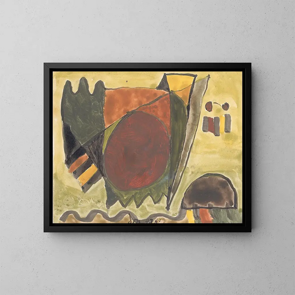 Centreport utan titel - Arthur Dove — inramlat konstverk på väggen