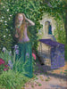 Belle Rosamund - Arthur Hughes — vy av konstverket