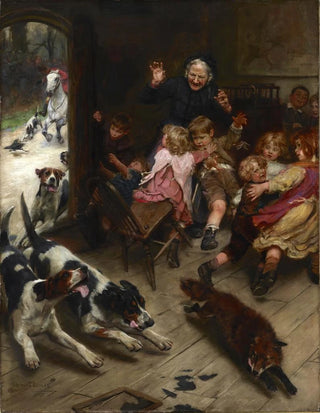 Arthur John Elsley - Hard Pressed Any Port in a Storm.webp