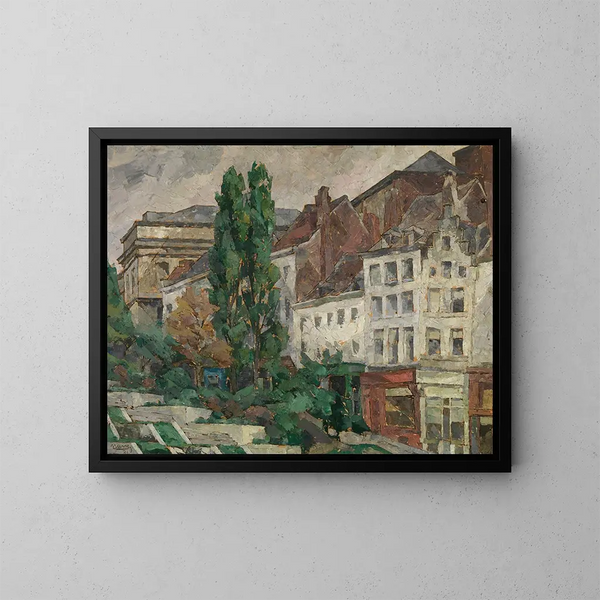 Le Hofberg à Bruxelles - Arthur Navez — inramlat konstverk på väggen