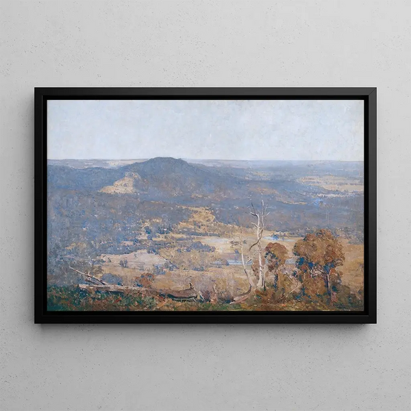 Australien Felix - Arthur Streeton — inramlat konstverk på väggen