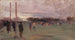 Le jeu national - Arthur Streeton — vy av konstverket