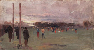 Arthur Streeton - The national game.webp