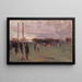 Le jeu national - Arthur Streeton — inramlat konstverk på väggen