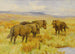 Poneys Shetland - Arthur Wardle — vy av konstverket