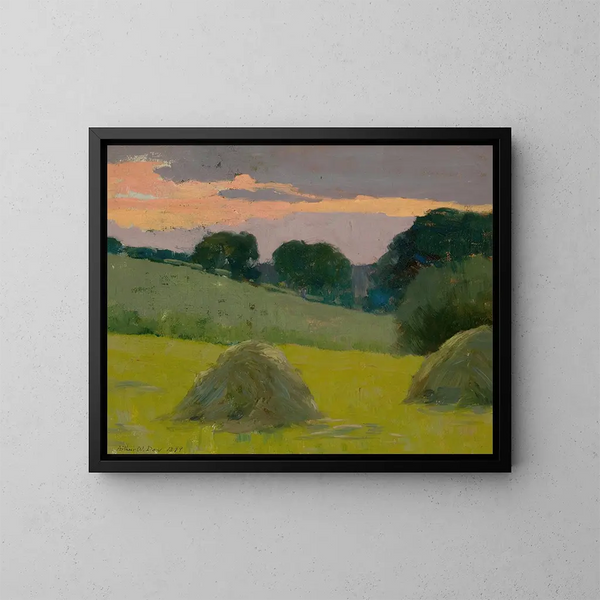 hövallar - Arthur Wesley Dow — inramlat konstverk på väggen