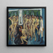 Artilleurs - Ernst Ludwig Kirchner — inramlat konstverk på väggen
