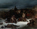 La retraite de l'armée de Napoléon de Russie en 1812 - Ary Scheffer — vy av konstverket