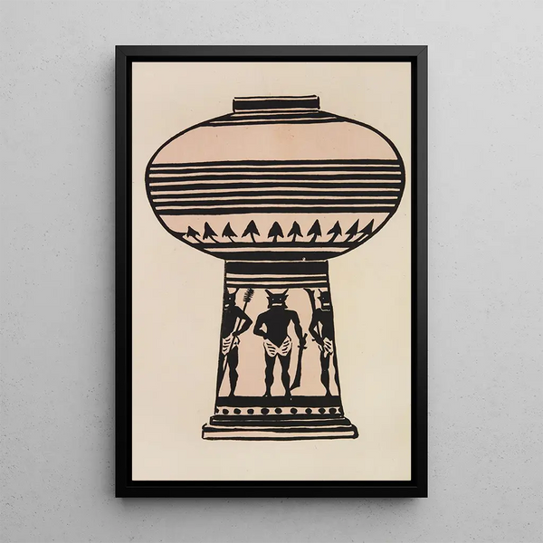 Mokugo zuansh Pl05 - Asai Chū — inramlat konstverk på väggen