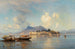 En vy av Isola Bella vid Maggiore-sjön - Ascan Lutteroth — vy av konstverket